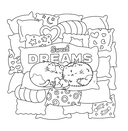 Пушмяу. Раскраска по самой пушистой вселенной — фото, картинка — 3