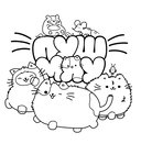 Пушмяу. Раскраска по самой пушистой вселенной — фото, картинка — 4