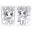 Разноцветные единороги. Раскраска — фото, картинка — 4