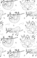 Пушистое очарование. Раскраска антристресс — фото, картинка — 15