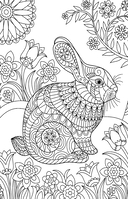 Пушистое очарование. Раскраска антристресс — фото, картинка — 8