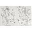 Раскраска. Ину-тян и собачки — фото, картинка — 3