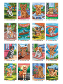 Раскраска по номерам. Премиум. Собачки — фото, картинка — 11