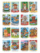 Раскраска по номерам. Премиум. Собачки — фото, картинка — 12