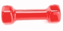 Гантель обрезиненная 1 кг (красная) — фото, картинка — 1
