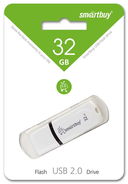 USB Flash Drive 32Gb SmartBuy Paean (White) (SB32GBPN-W) — фото, картинка — 1