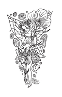 Сад цветочной феи. Раскраска антистресс — фото, картинка — 13