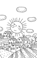 Страна потеряшек. Раскраска на поиск предметов — фото, картинка — 11