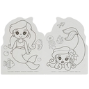 Милые русалочки. Раскраска — фото, картинка — 1