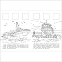 Корабли. Раскраска с наклейками. Для мальчиков — фото, картинка — 3