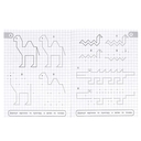 Учимся рисовать по клеткам, пунктиру и точкам. Дикие животные — фото, картинка — 2