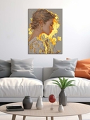 Картина по номерам с золотыми красками 