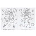 Милые волшебницы. Раскраска — фото, картинка — 1