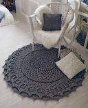 Современное ажурное вязание. Рельефные ковры — фото, картинка — 8