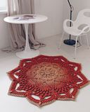 Современное ажурное вязание. Рельефные ковры — фото, картинка — 10