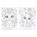 Милые зверята. Волшебный лес. Раскраска — фото, картинка — 2